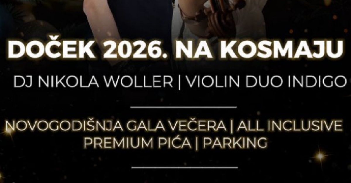 Nova godina sa stilom - Doček Nove godine u hotelu Alexander na Kosmaju